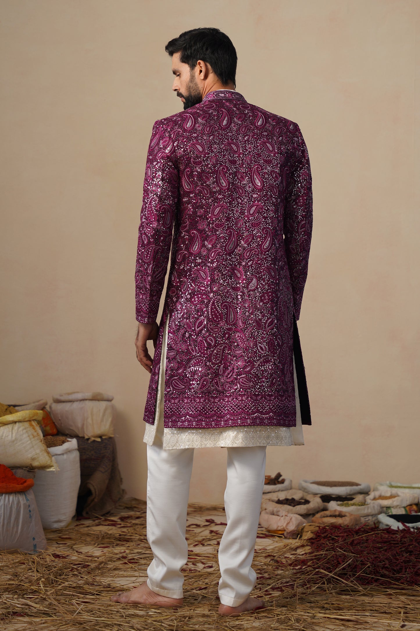 SITARA WINE INDOWESTERN SET