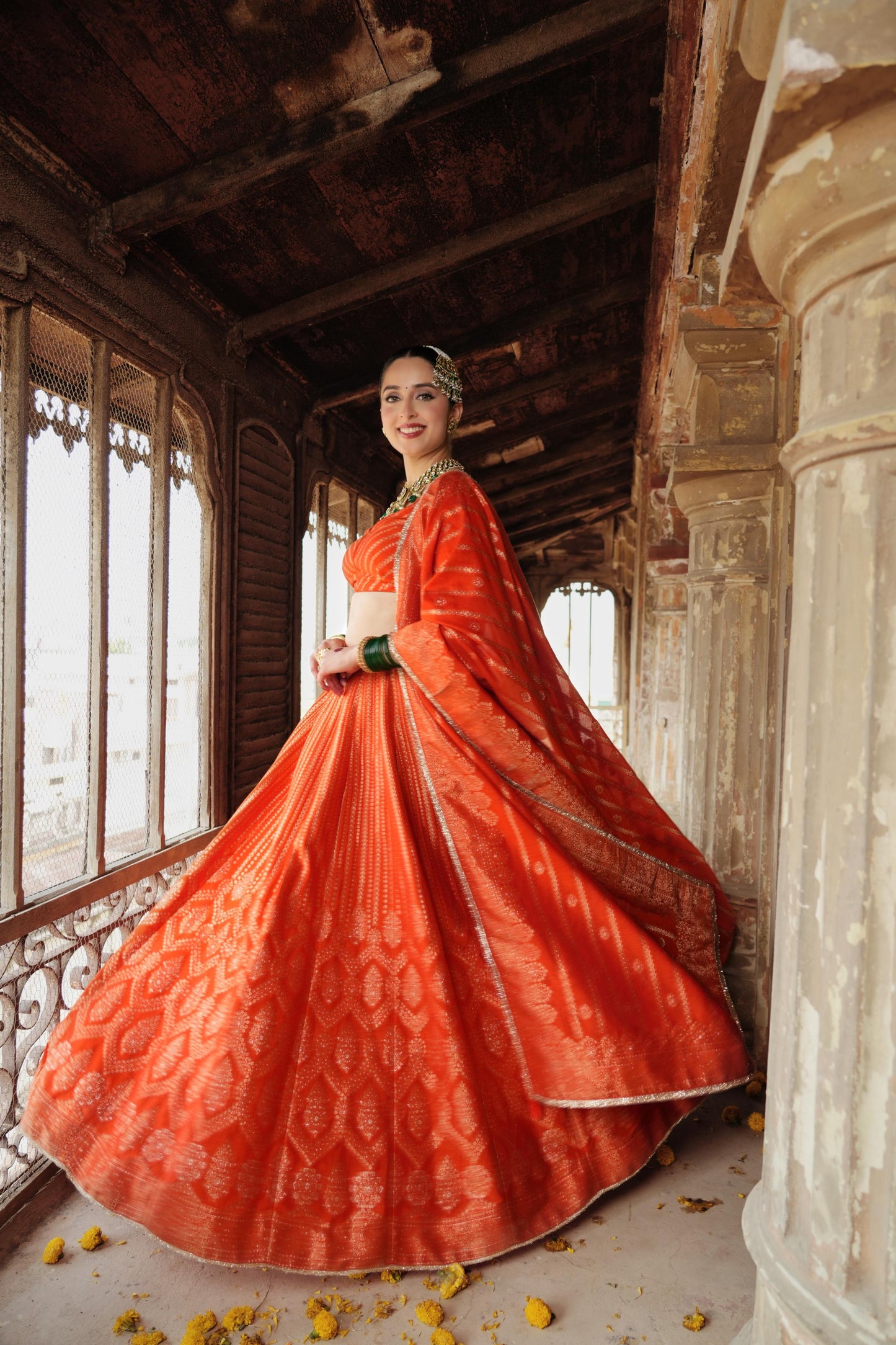 THE NARANGI BENAZIR LEHENGA