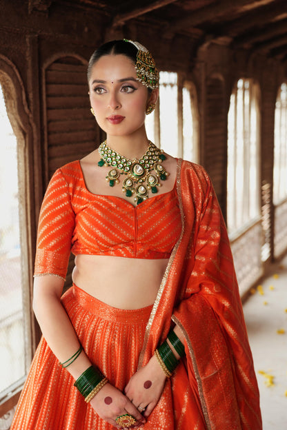 THE NARANGI BENAZIR LEHENGA