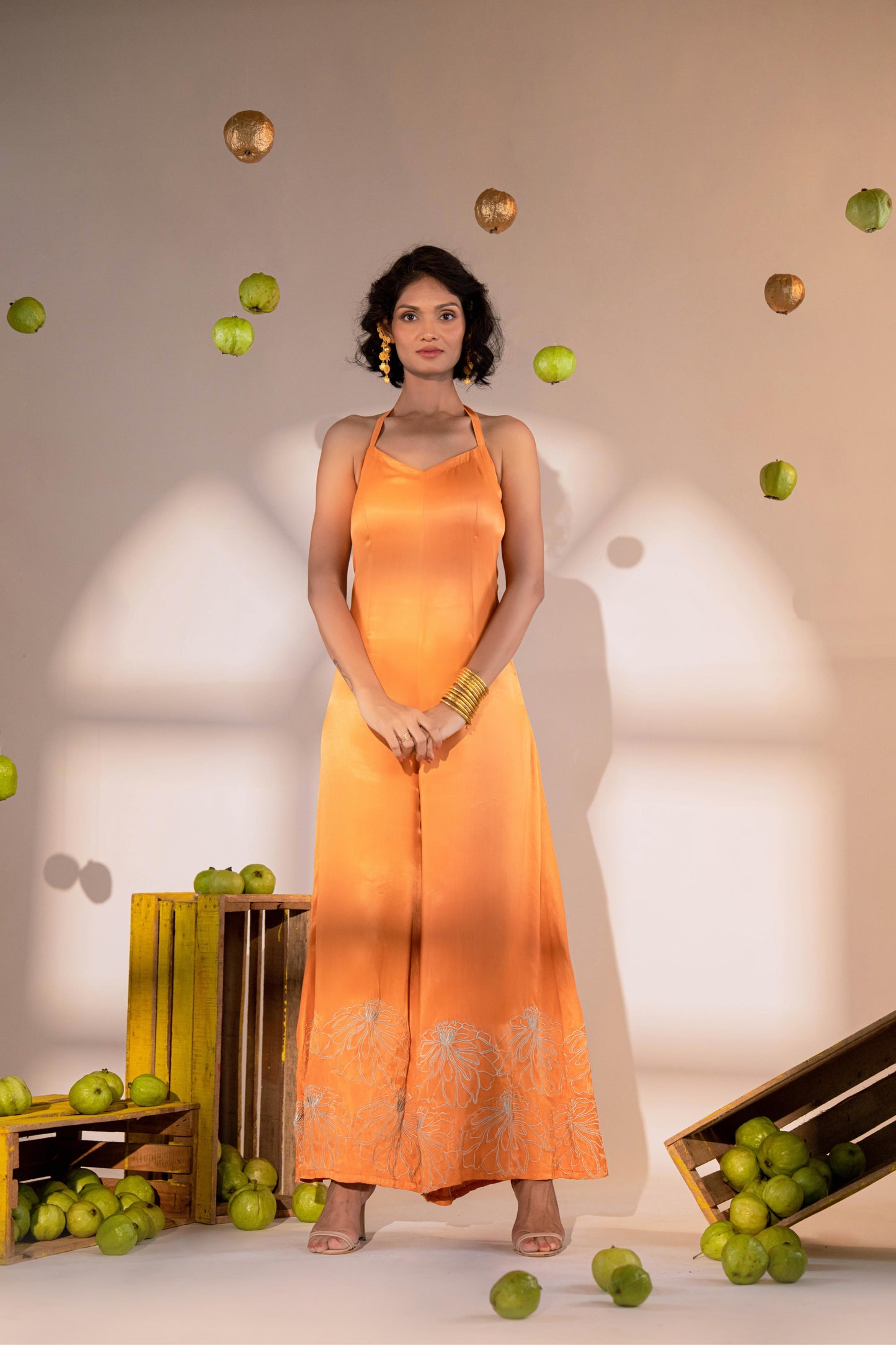 RUST ORANGE JUMPSUIT