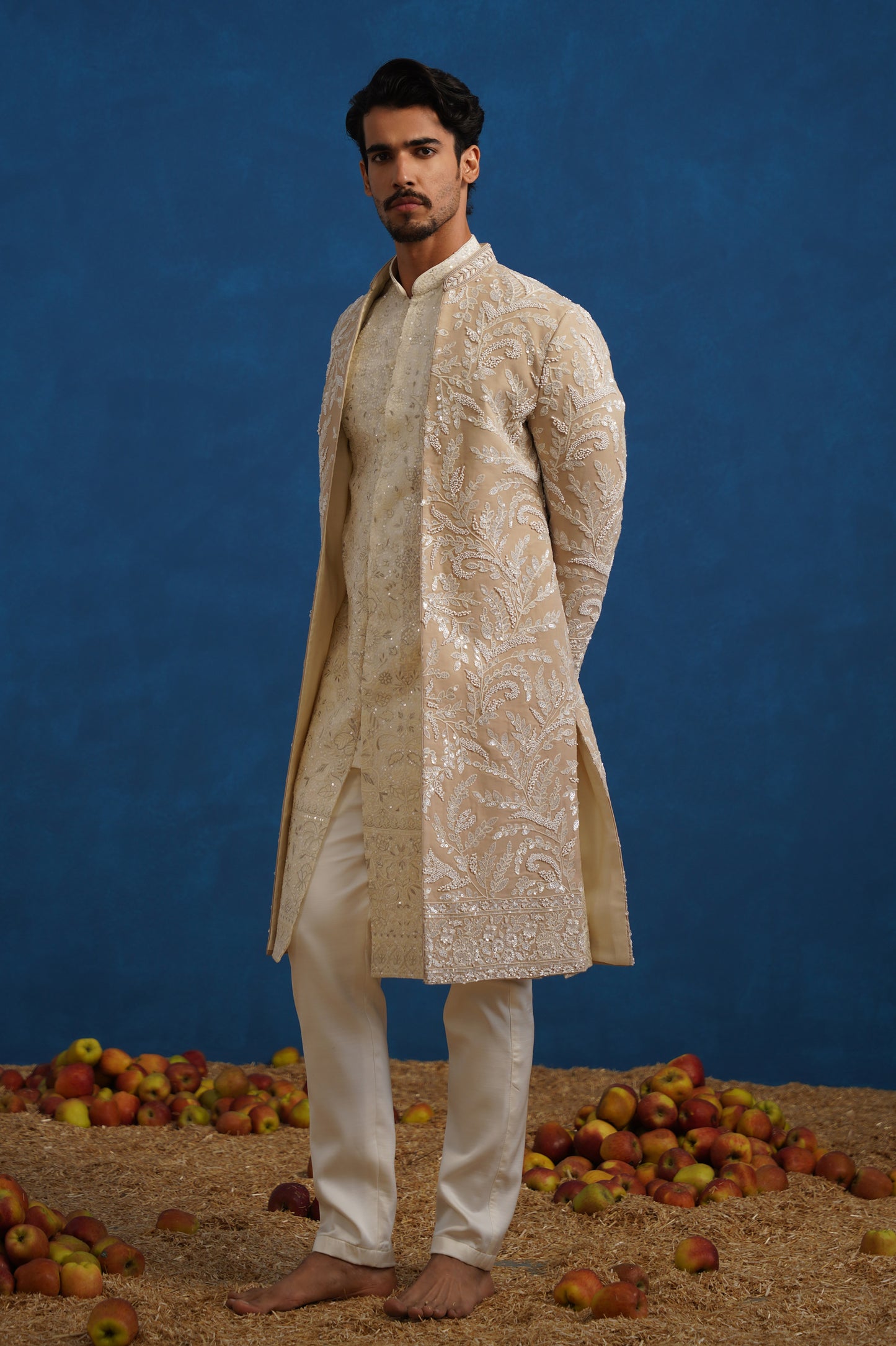 TEJAS CUTDANA CHIKU SHERWANI SET