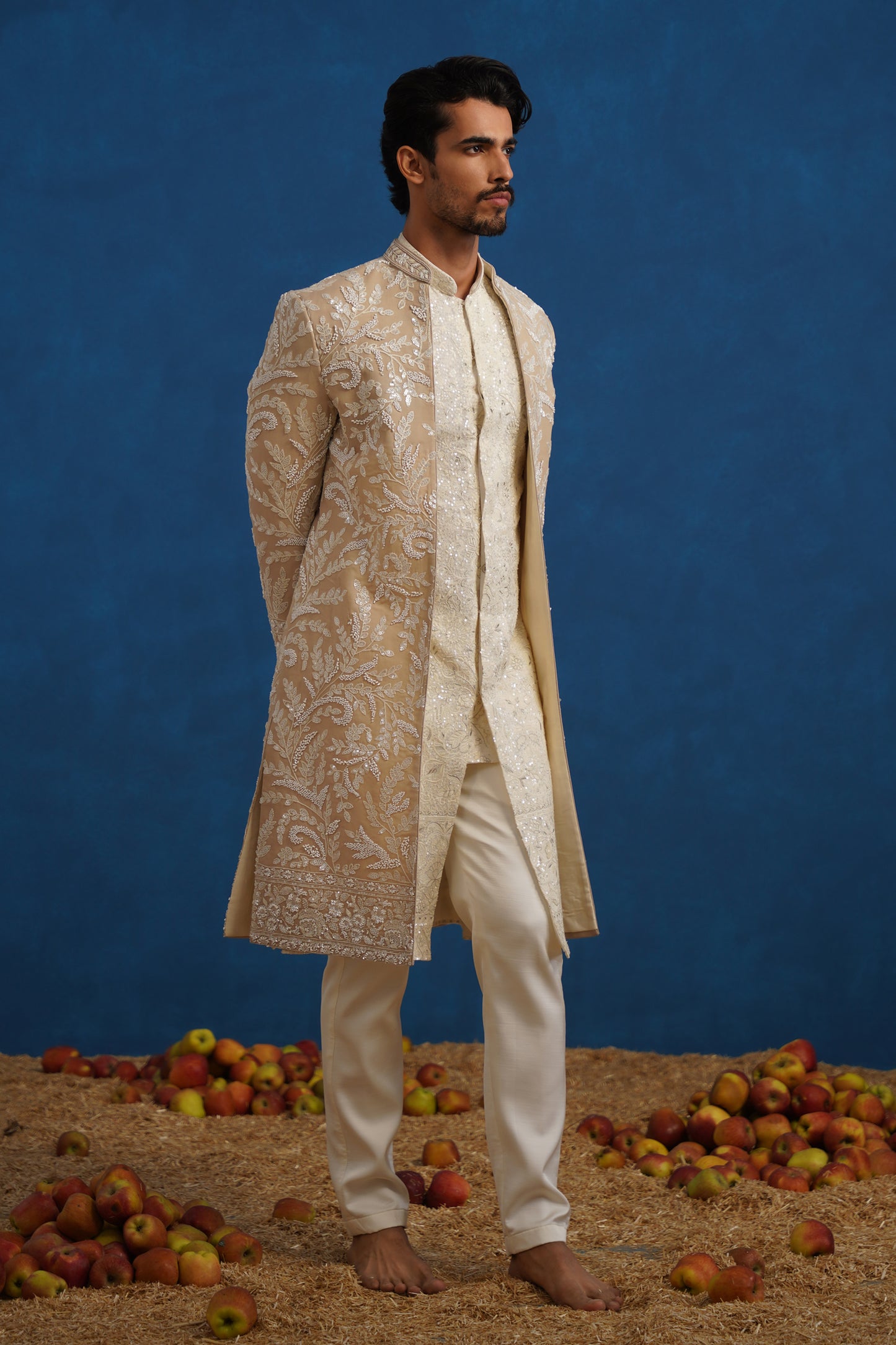 TEJAS CUTDANA CHIKU SHERWANI SET