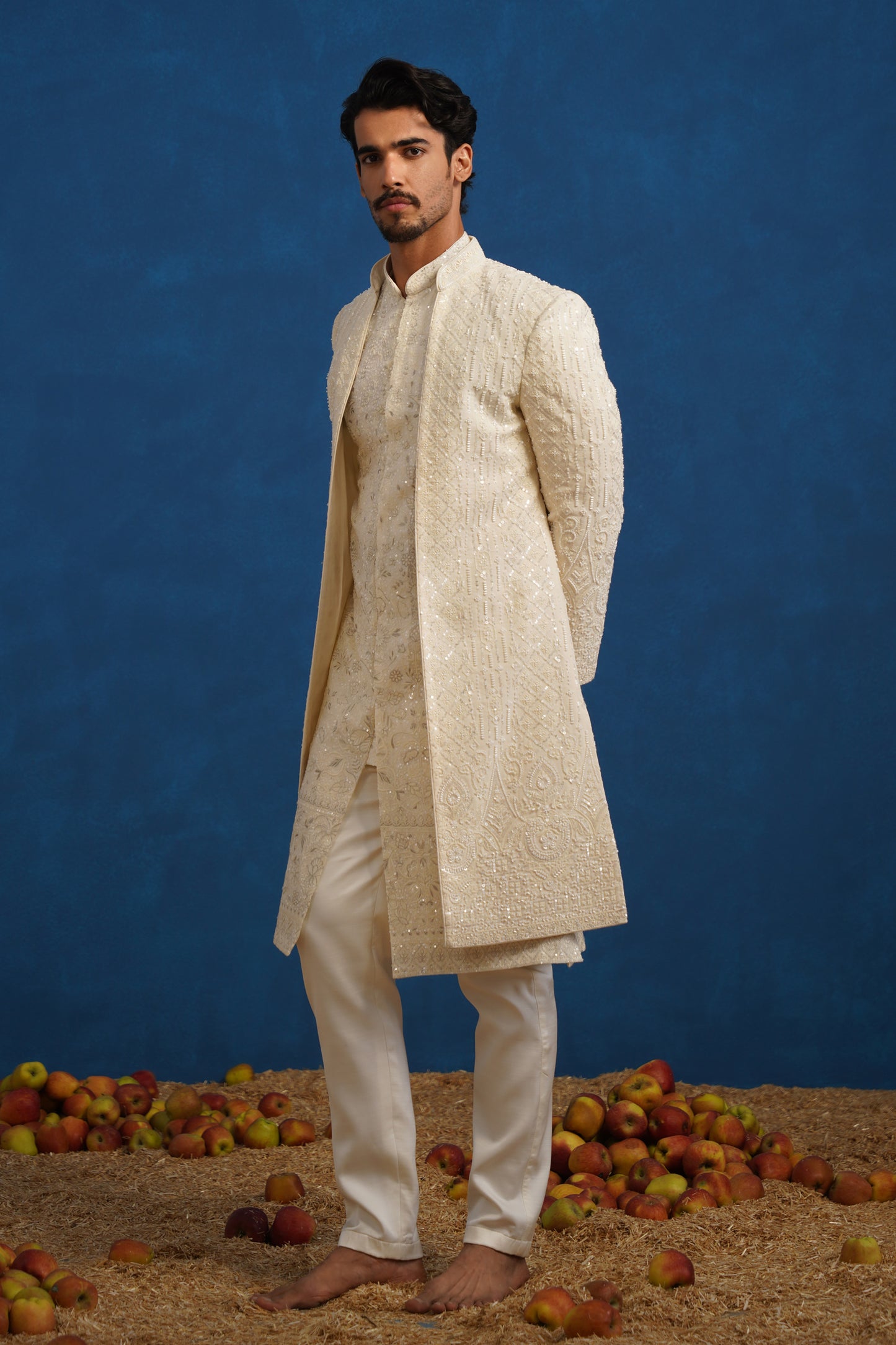 ANANT CUTDANA IVORY SHERWANI SET