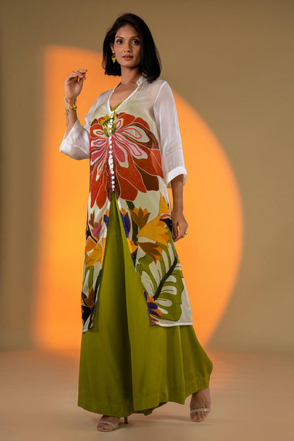 OFF-WHITE KURTA SET