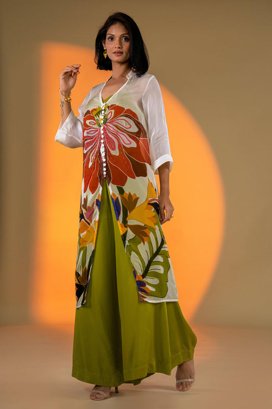 OFF-WHITE KURTA SET