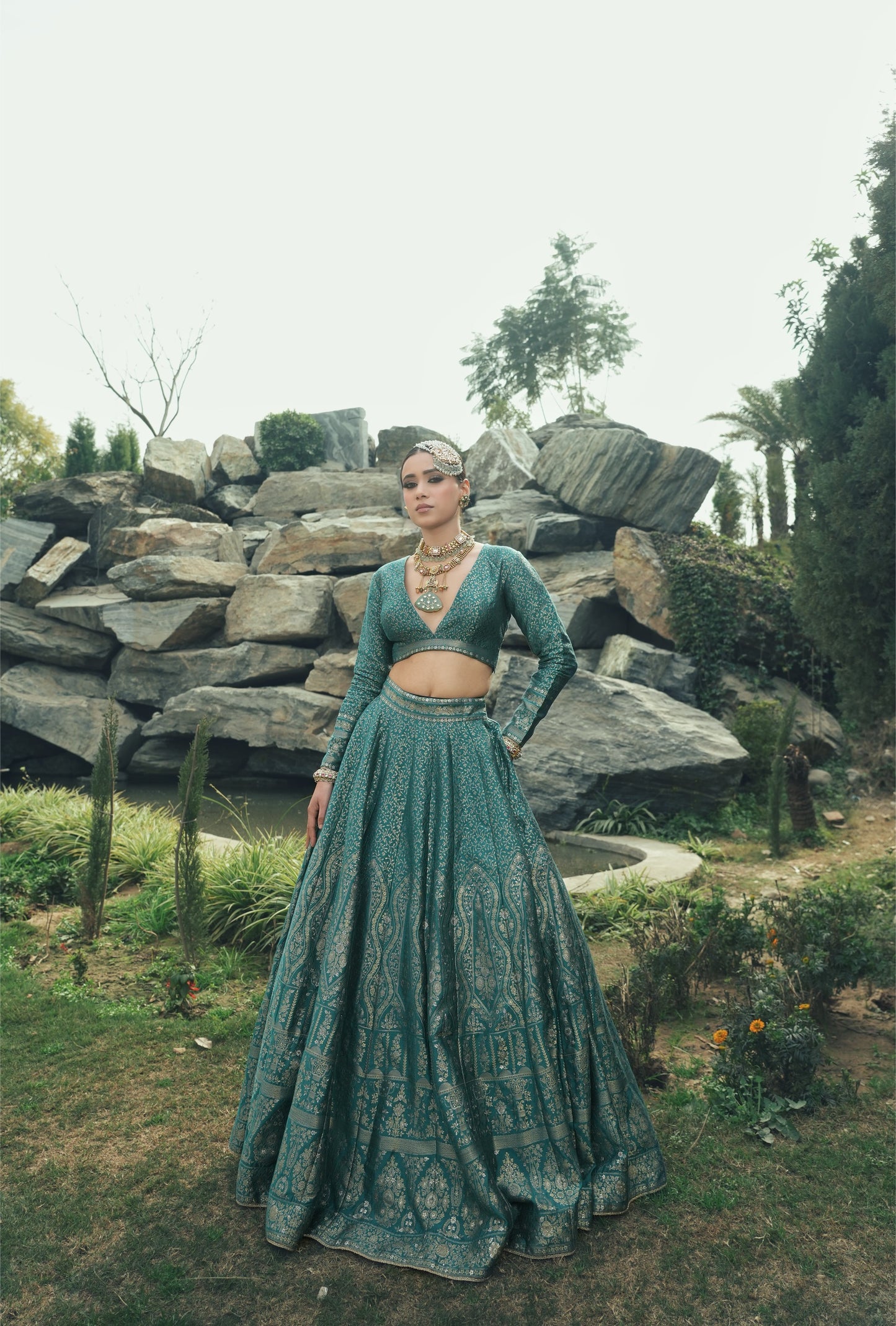 THE ZALEA LEHENGA