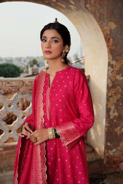 THE GULAABI RIZWANA  SUIT