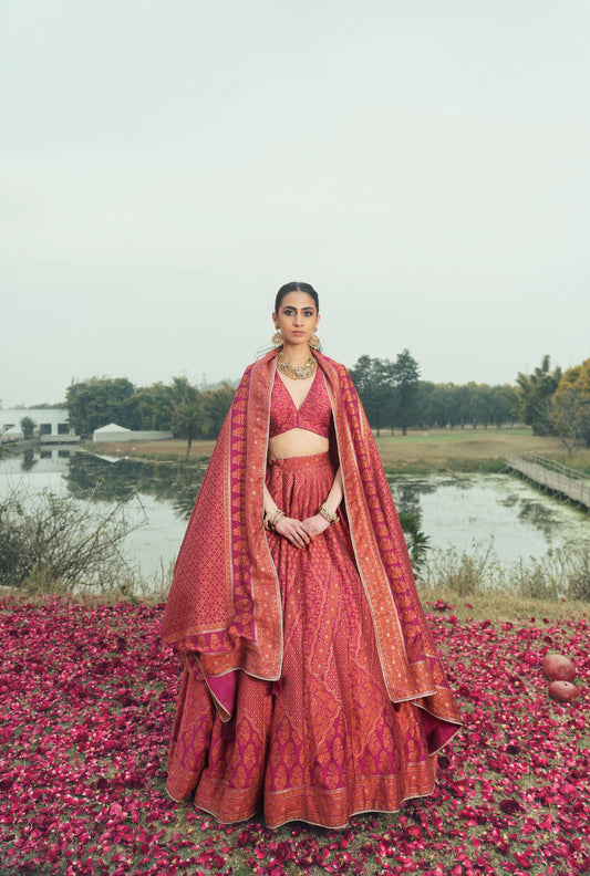 THE QALB LEHENGA