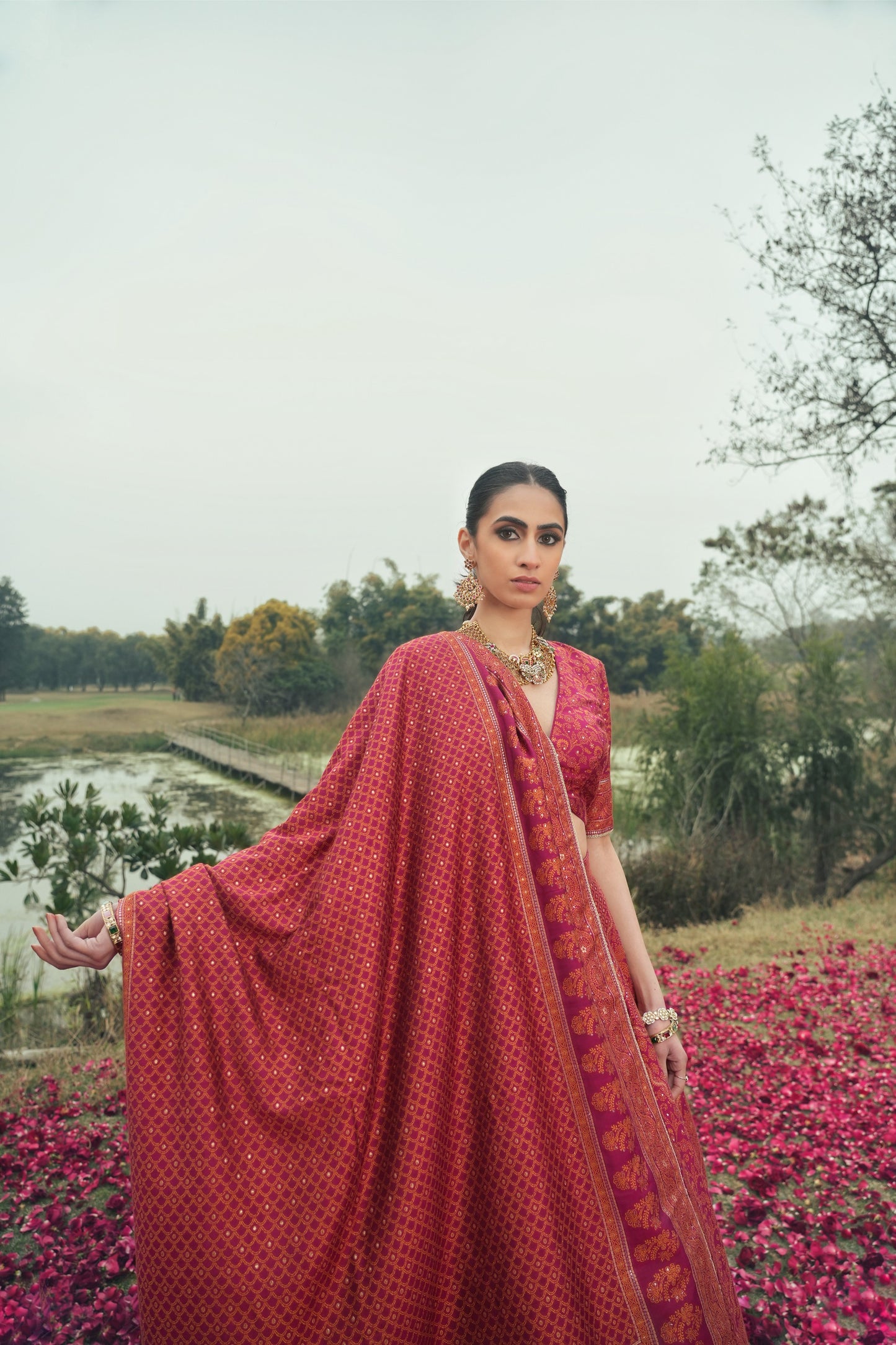 THE QALB LEHENGA