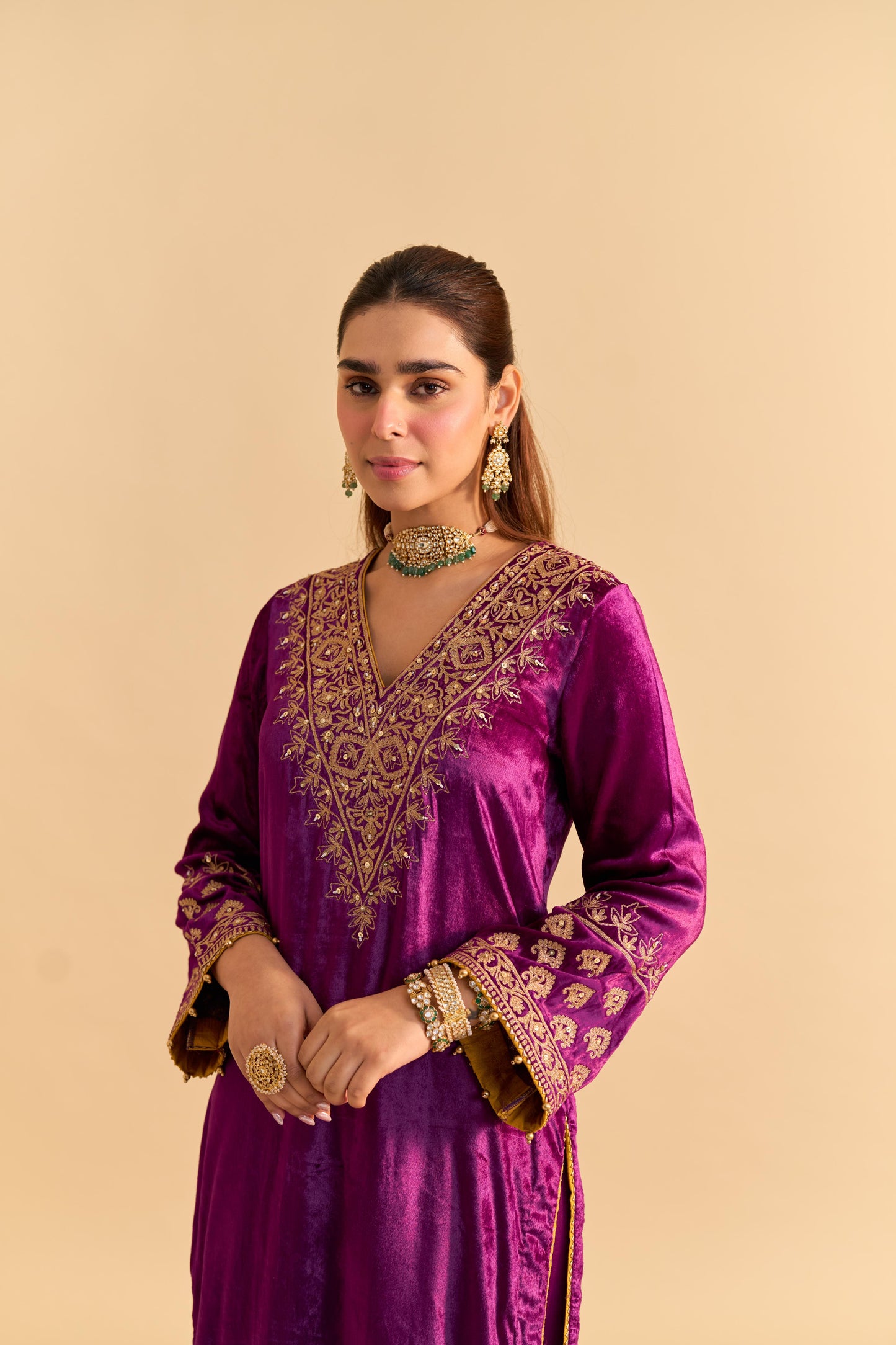AYNAZ - KURTA WITH SALWAR