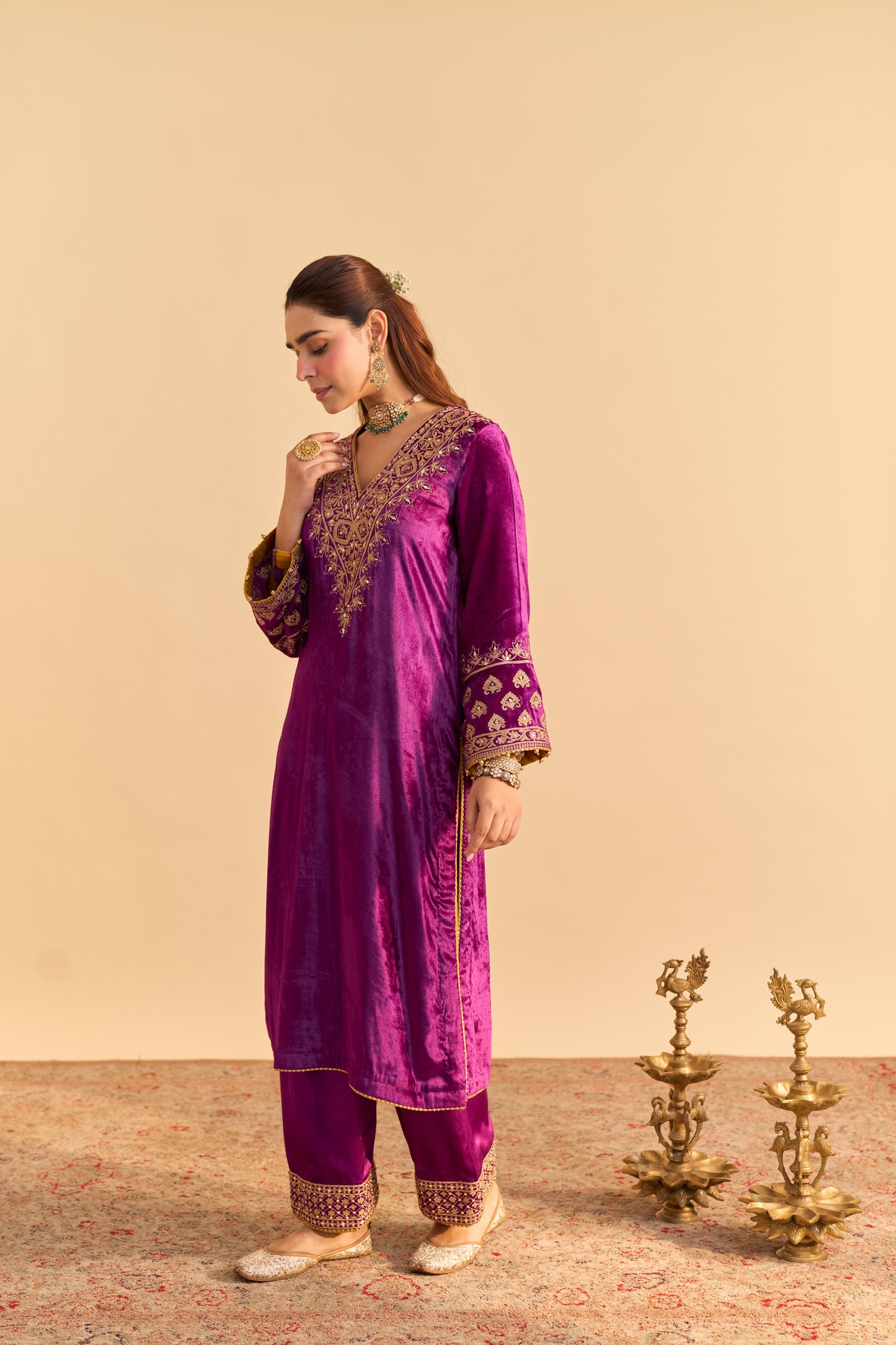 AYNAZ - KURTA WITH SALWAR
