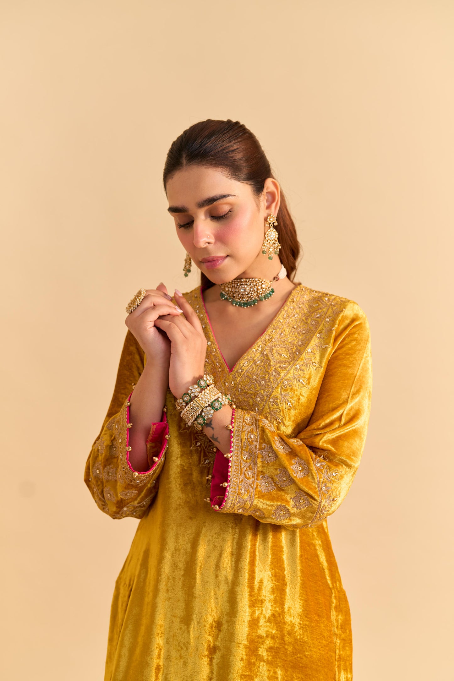 AYNAZ - KURTA WITH SALWAR