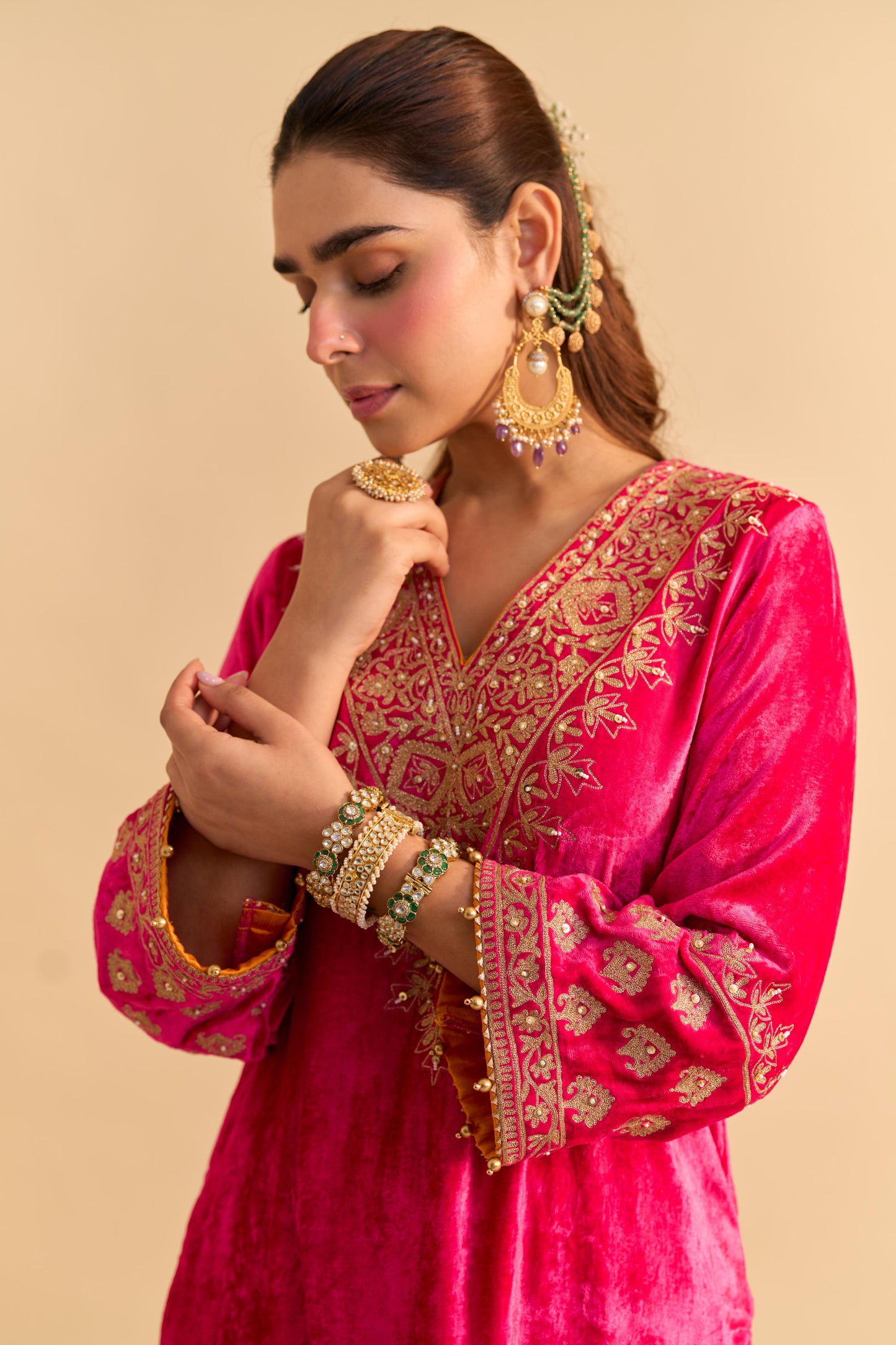 AYNAZ - KURTA WITH SALWAR