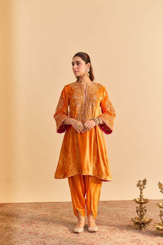 EIRA - A-LINE KURTA WITH DHOTI