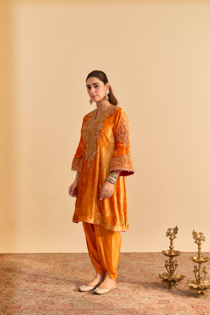 EIRA - A-LINE KURTA WITH DHOTI
