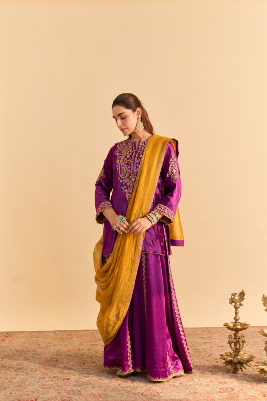 AROOB - KURTA WITH SHARARA AND DUPATTA