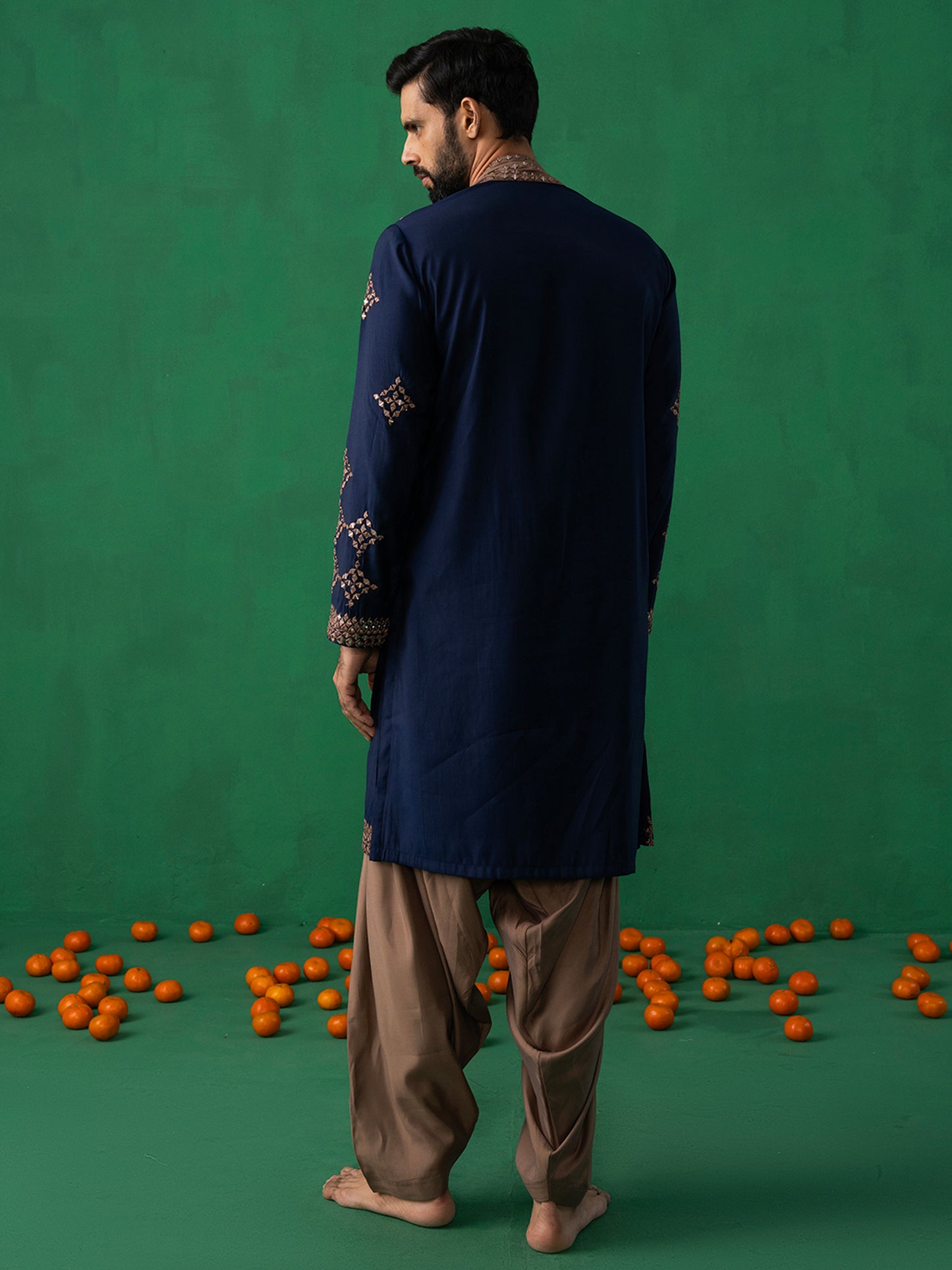 DARPAN NAVY BLUE KURTA SET