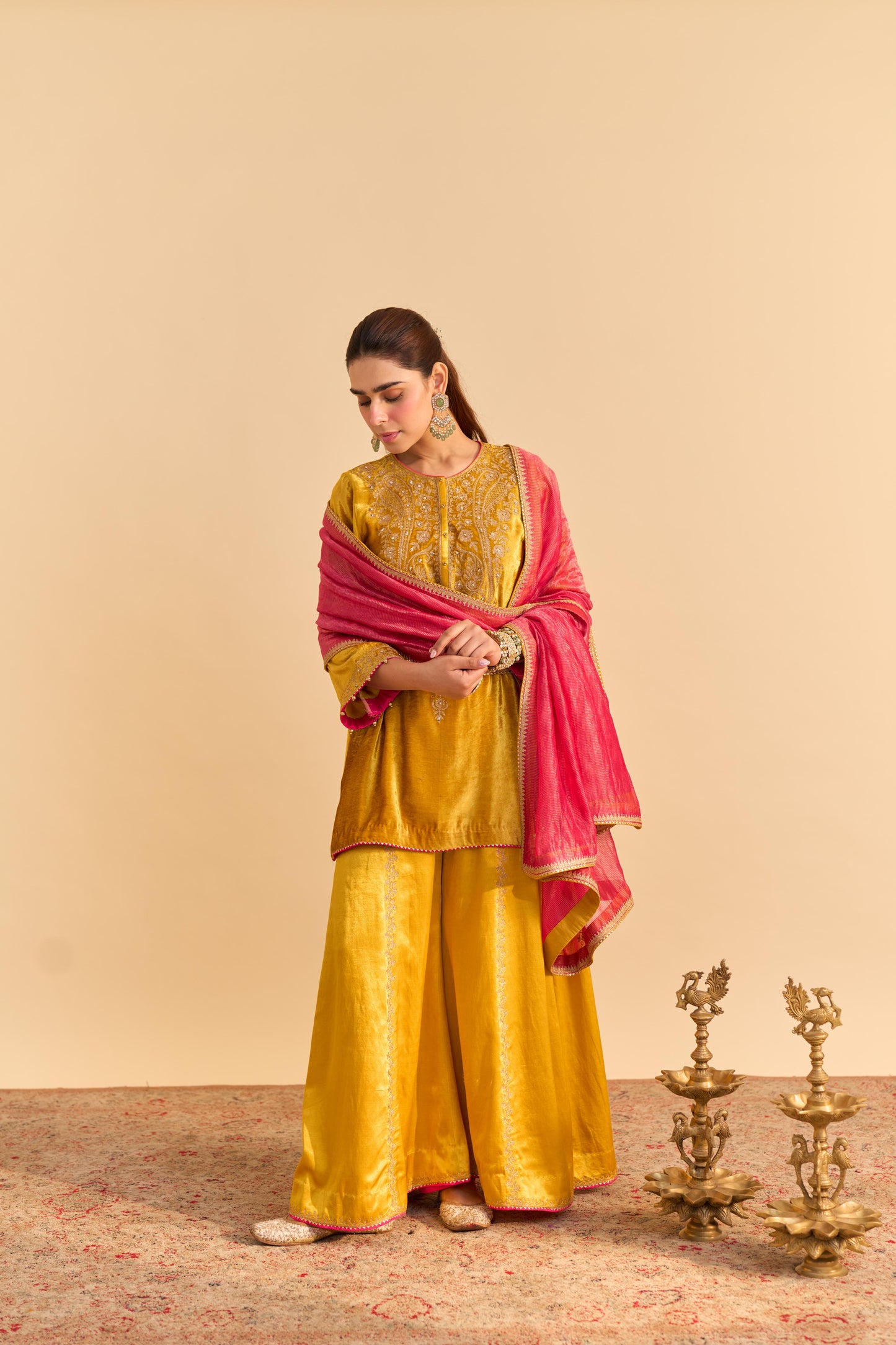 AROOB - KURTA WITH SHARARA AND DUPATTA