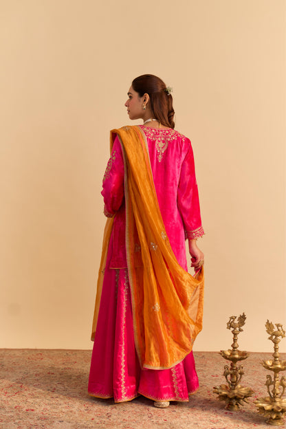 AROOB - KURTA WITH SHARARA AND DUPATTA