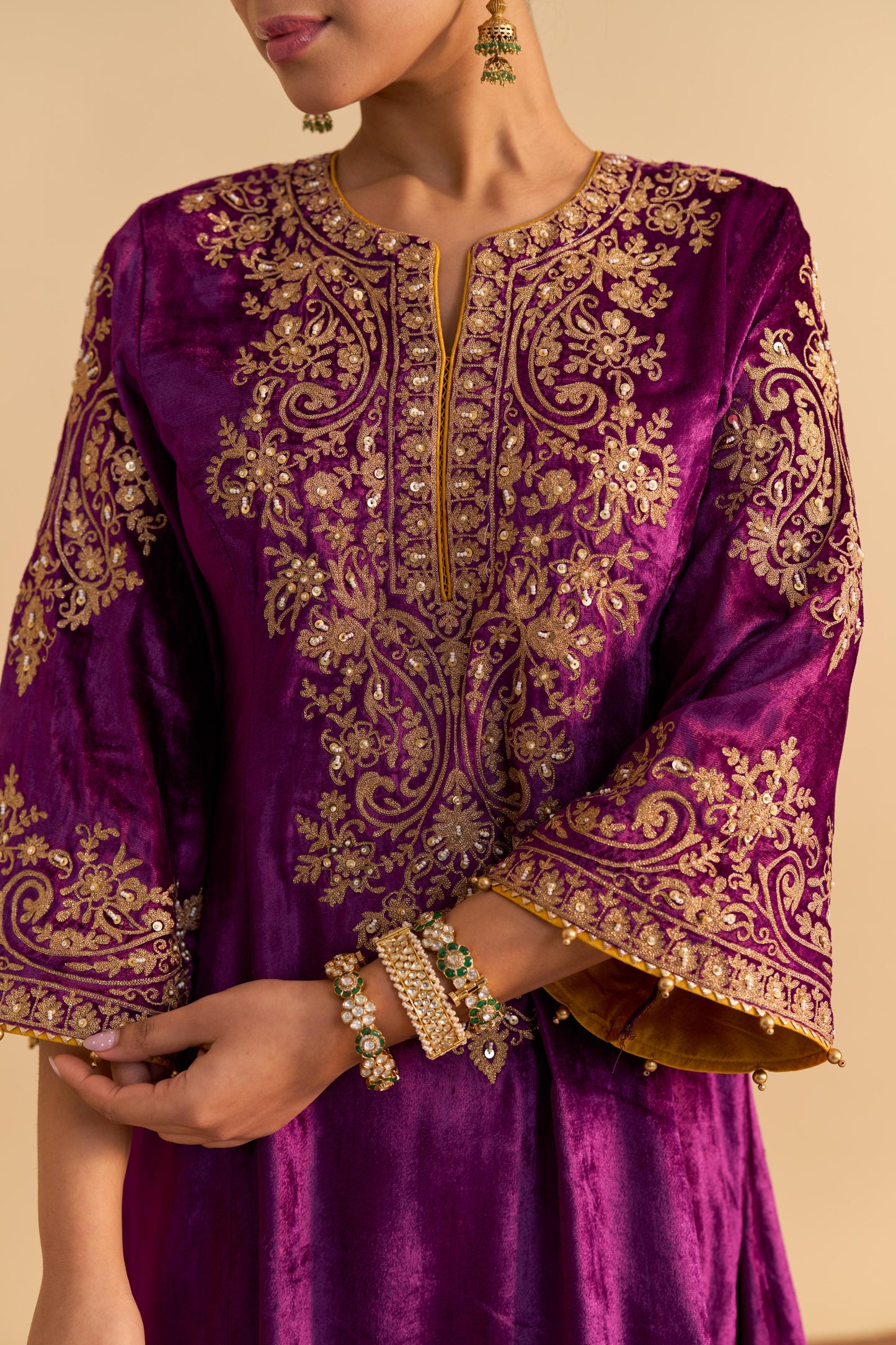 EIRA - A-LINE KURTA WITH DHOTI