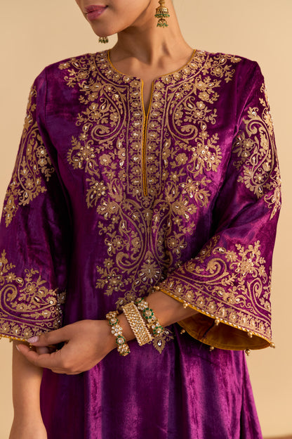 EIRA - A-LINE KURTA WITH DHOTI