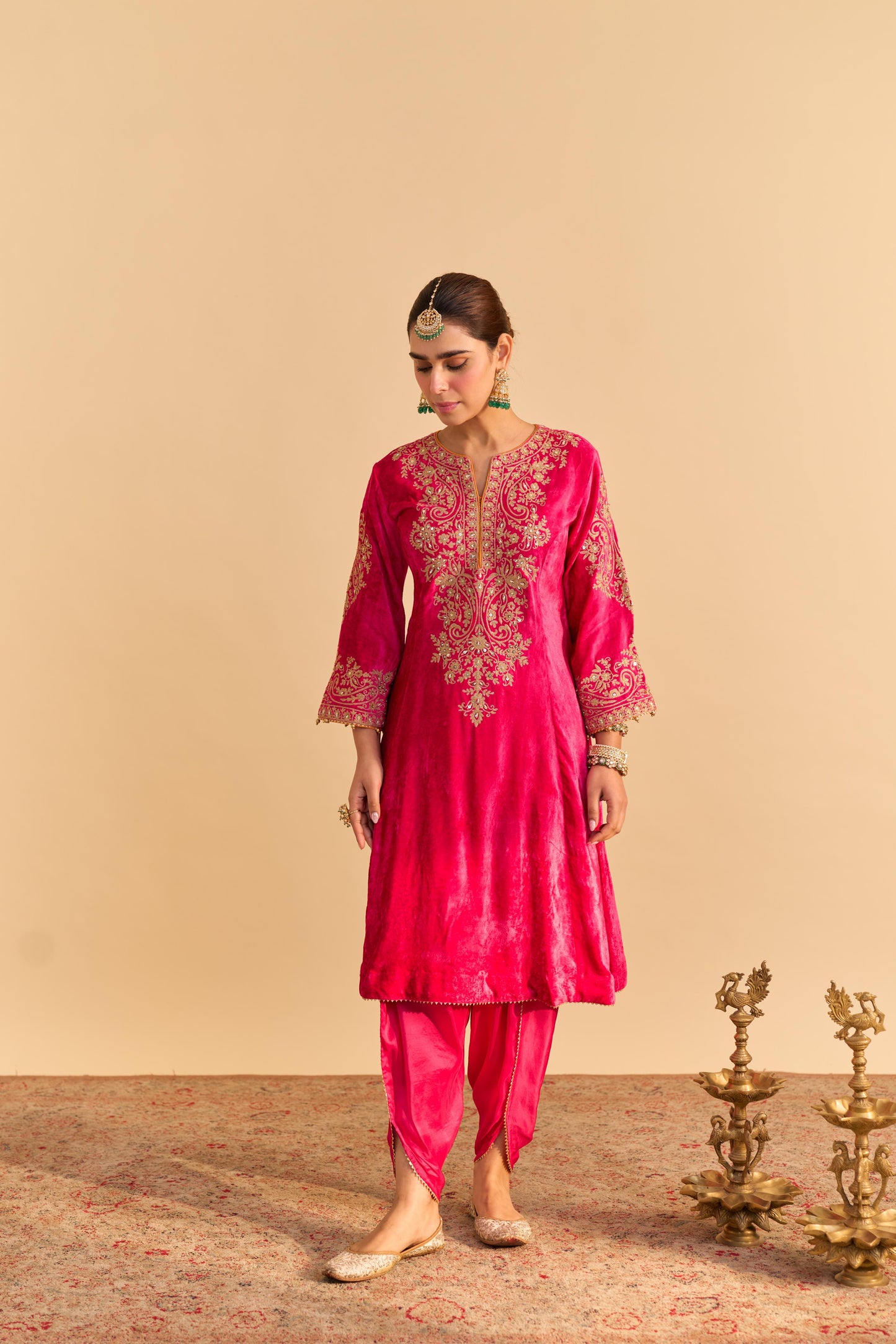 EIRA - A-LINE KURTA WITH DHOTI