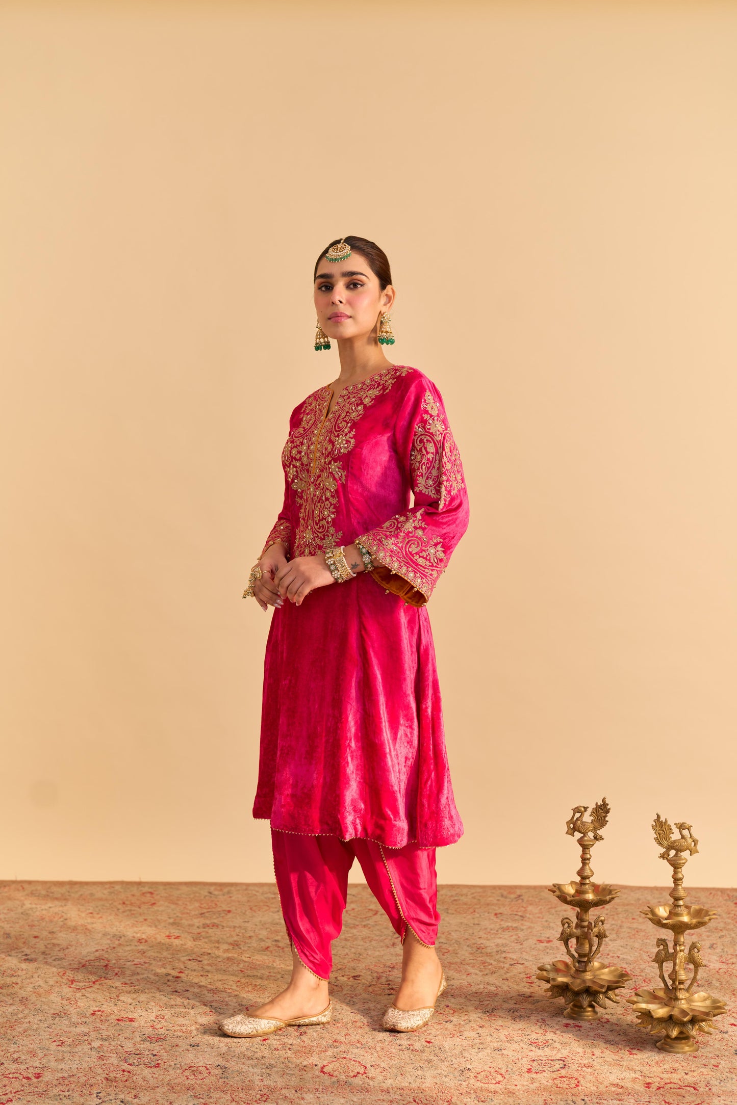 EIRA - A-LINE KURTA WITH DHOTI