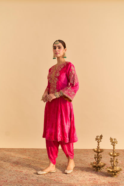 EIRA - A-LINE KURTA WITH DHOTI