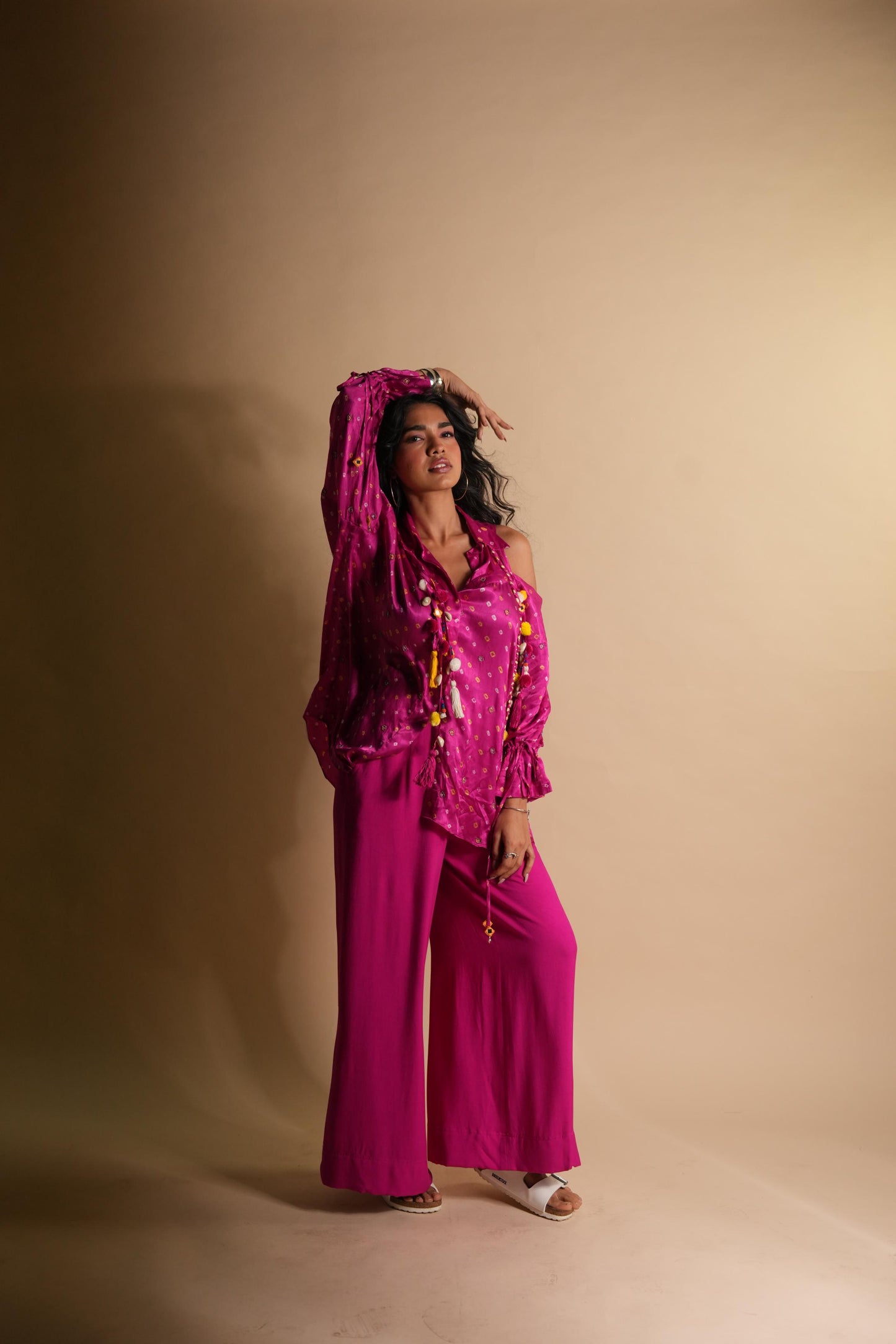 PEEK-A-PINK BANDHINI SHIRT