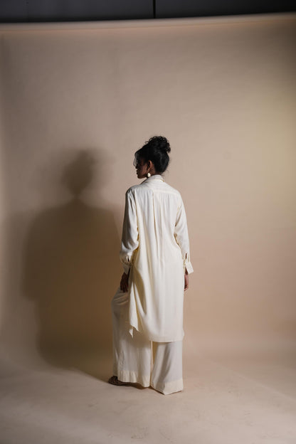 SEA-SALT LONG SHIRT DRESS