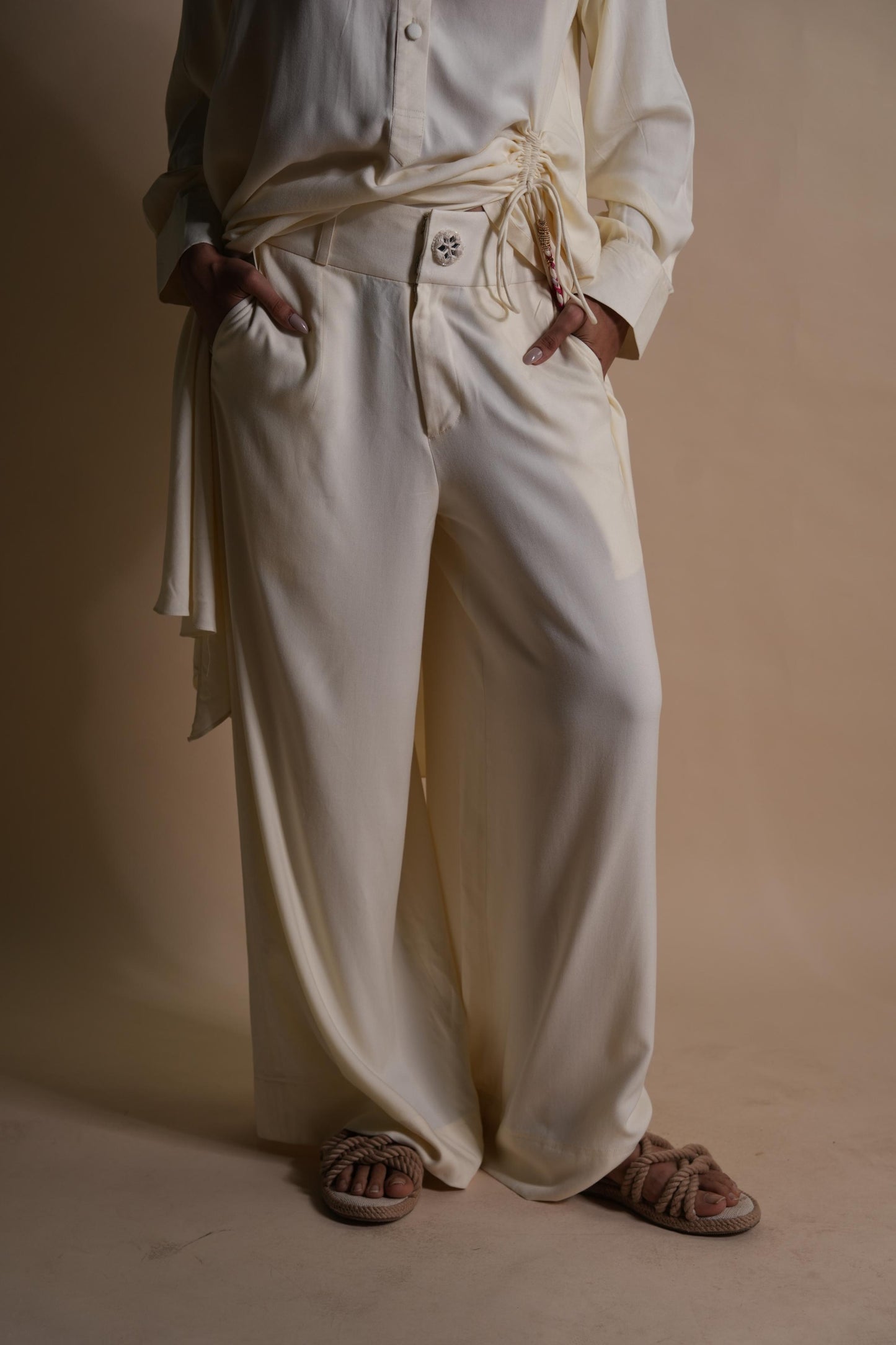 SEA-SALT FLARED PANTS
