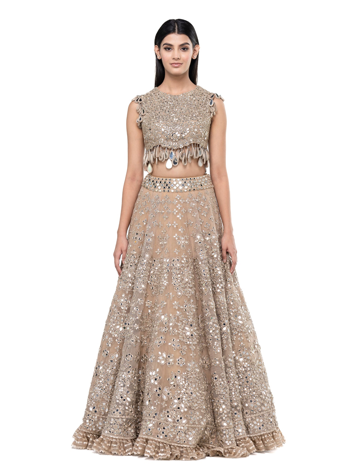 PASTEL EMBELLISHED LEHENGA SET