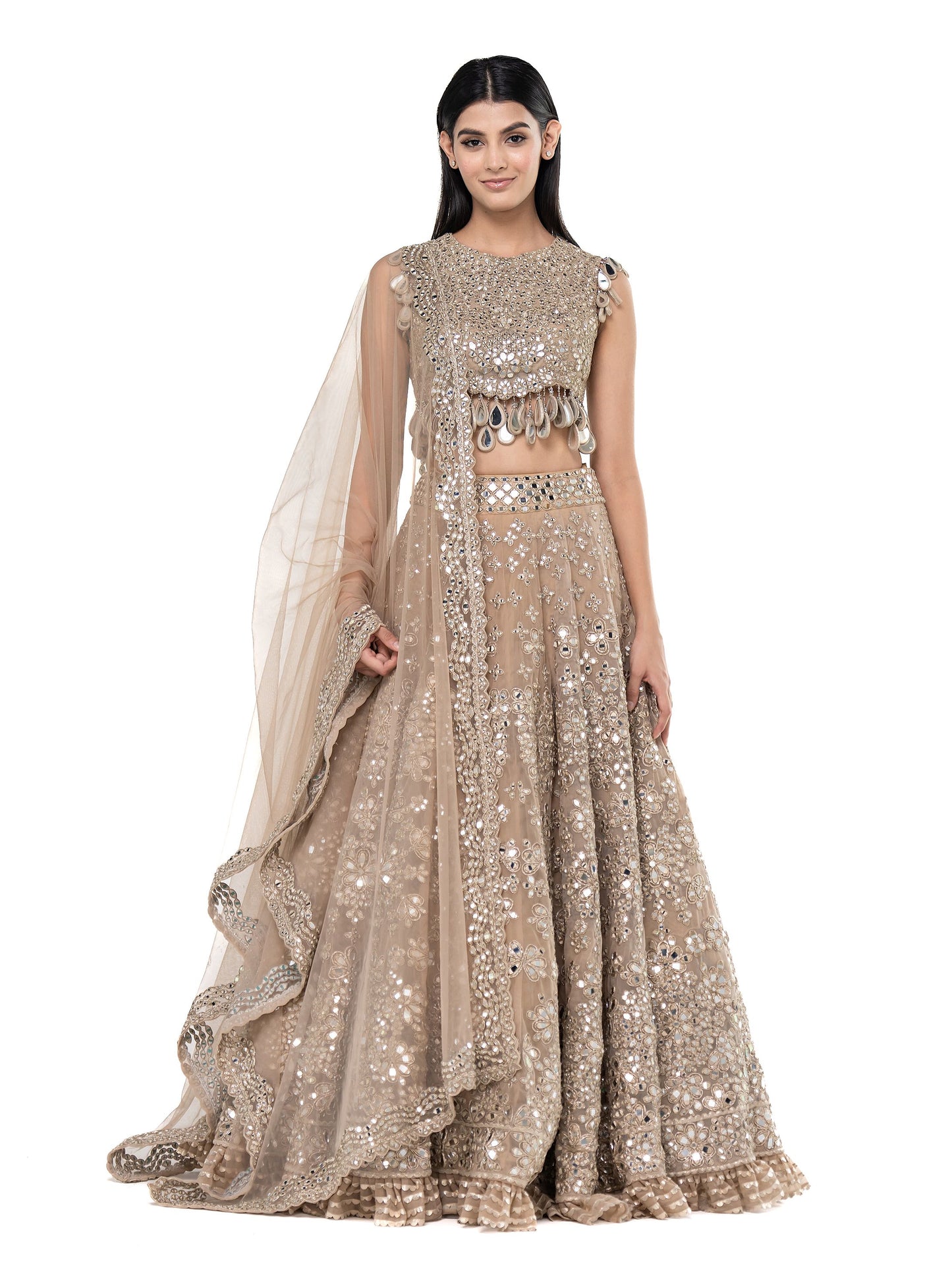 PASTEL EMBELLISHED LEHENGA SET