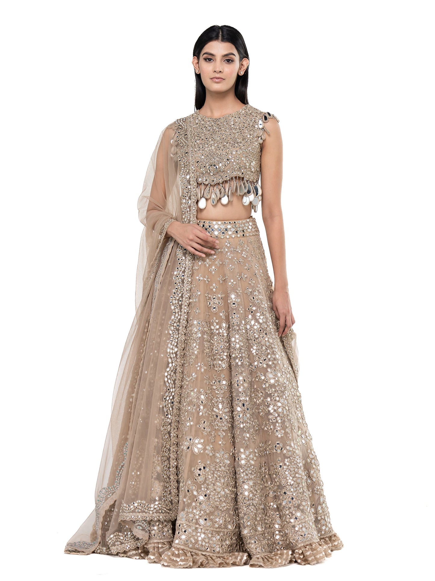 PASTEL EMBELLISHED LEHENGA SET