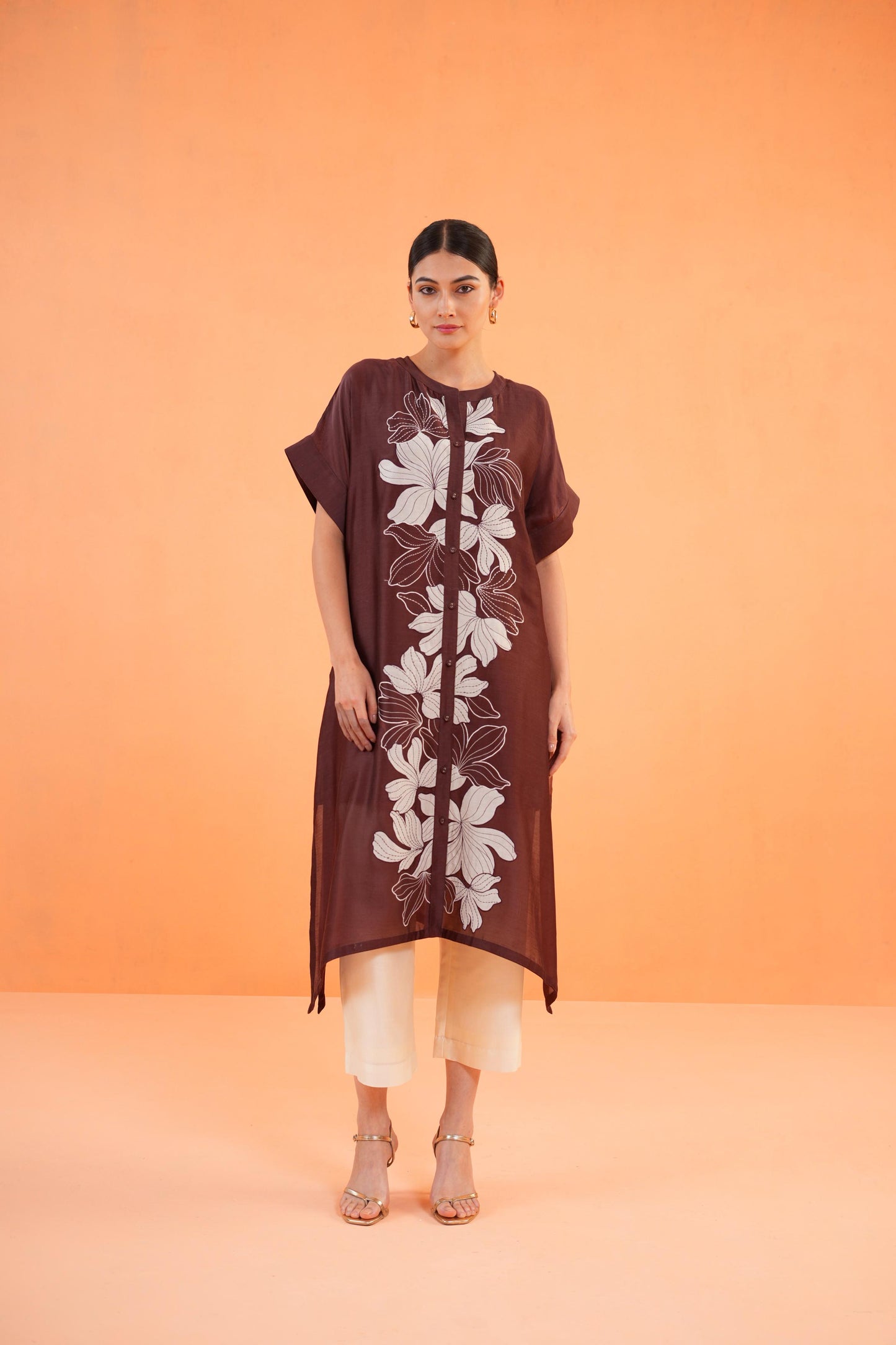 ORIGANI BROWN NOIR SUIT SET