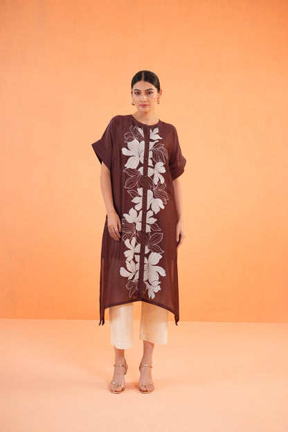 ORIGANI BROWN NOIR SUIT SET