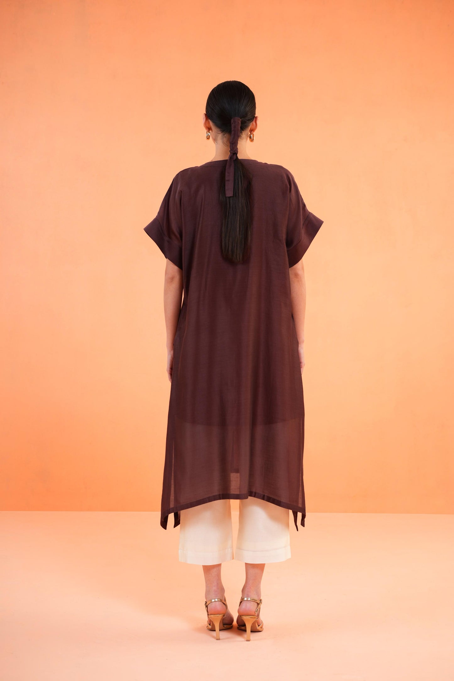 ORIGANI BROWN NOIR SUIT SET