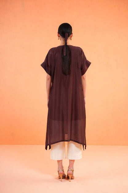 ORIGANI BROWN NOIR SUIT SET