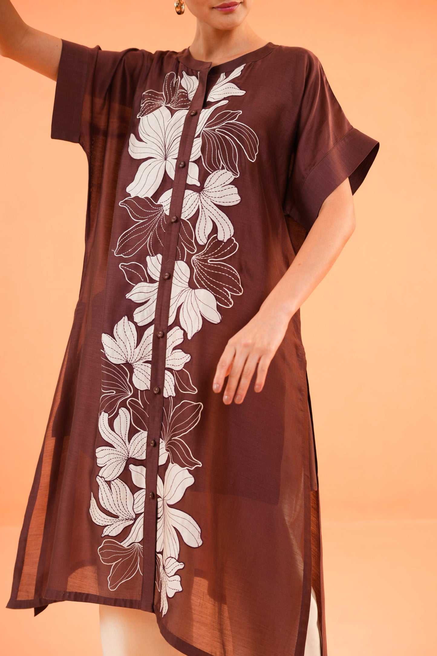 ORIGANI BROWN NOIR SUIT SET