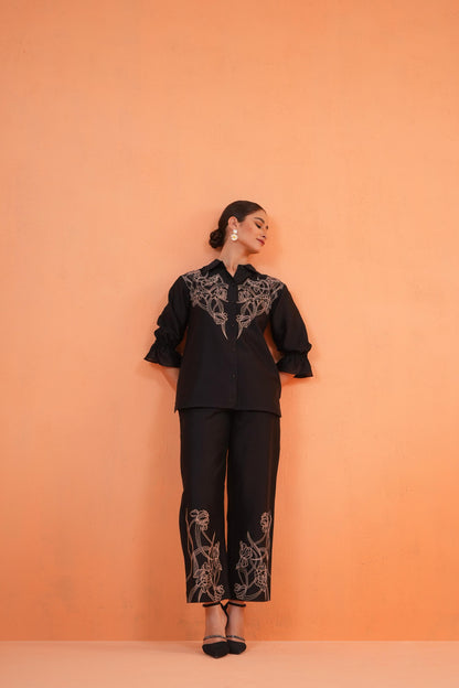 ORIGANI BLACK OASIS CO ORD SET