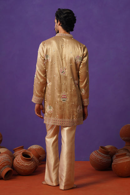 VEDANSH CHIKU SHORT KURTA SET