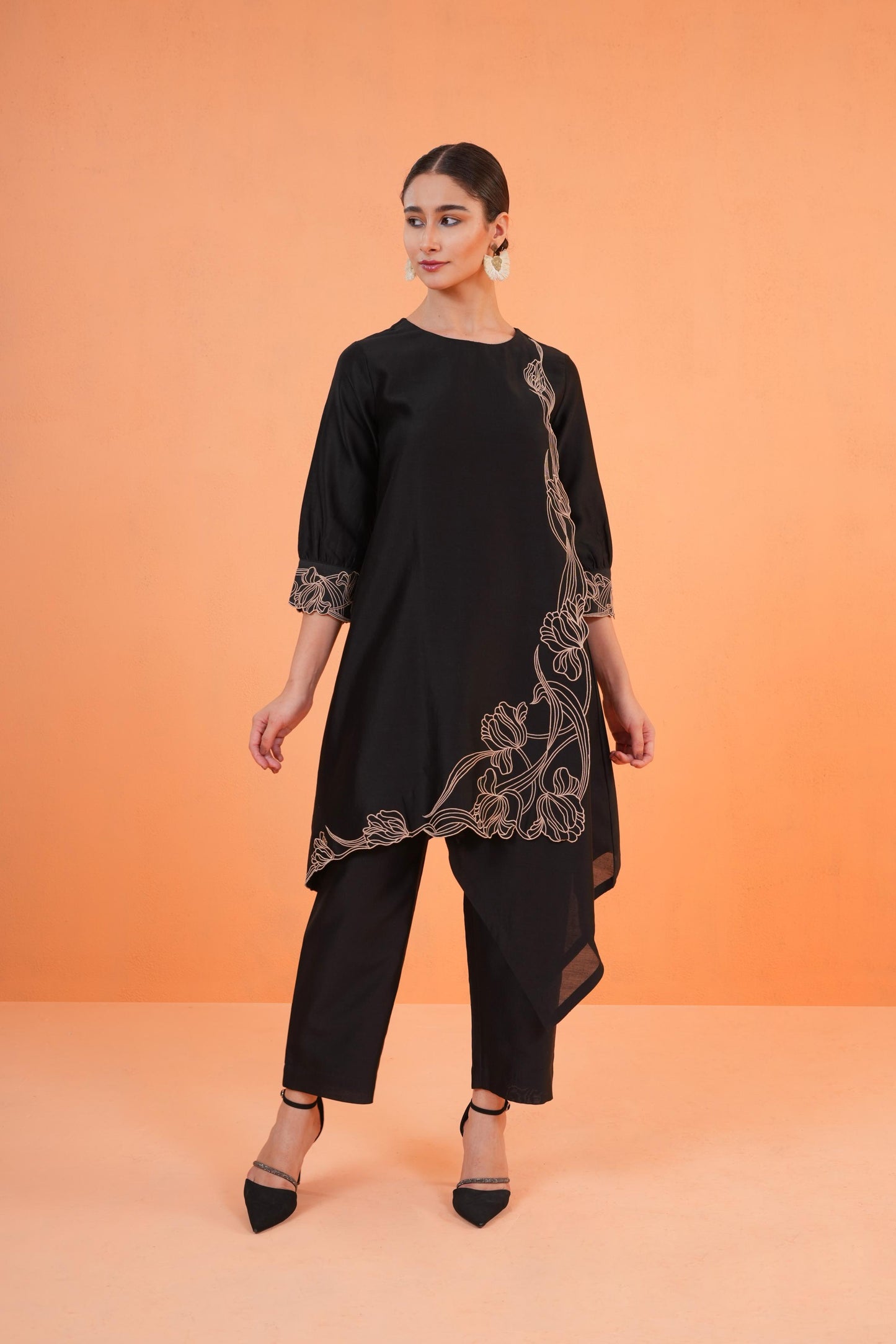 ORIGANI BLACK OASIS TUNIC SET