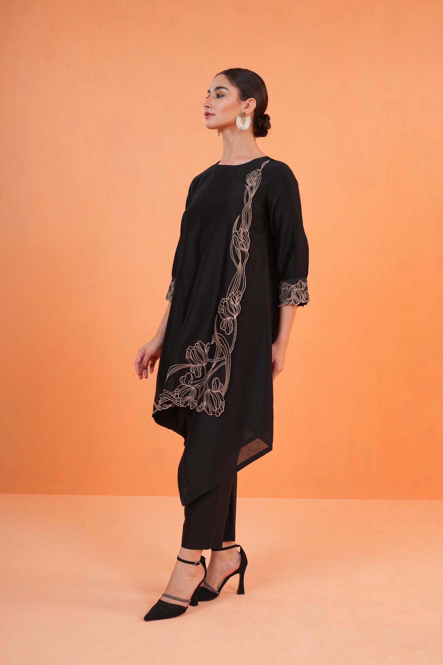 ORIGANI BLACK OASIS TUNIC SET