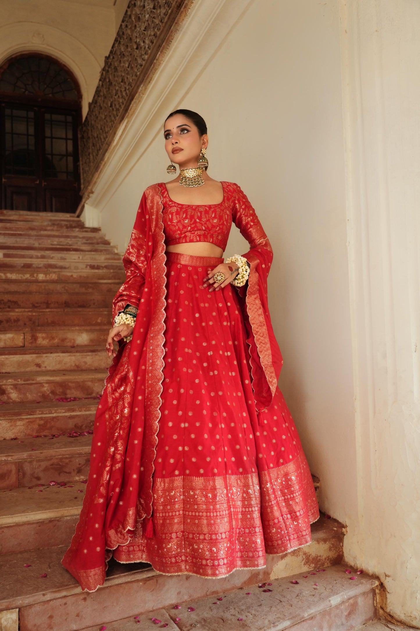 THE LAAL MINARA LEHENGA