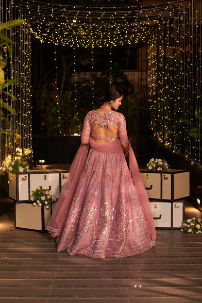 ROSE ROYAL LEHENGA SET