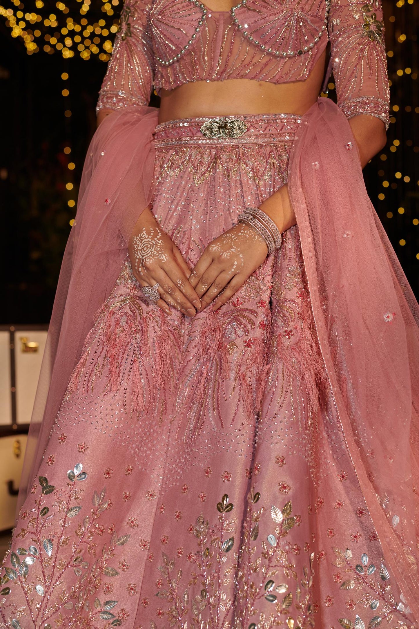 ROSE ROYAL LEHENGA SET