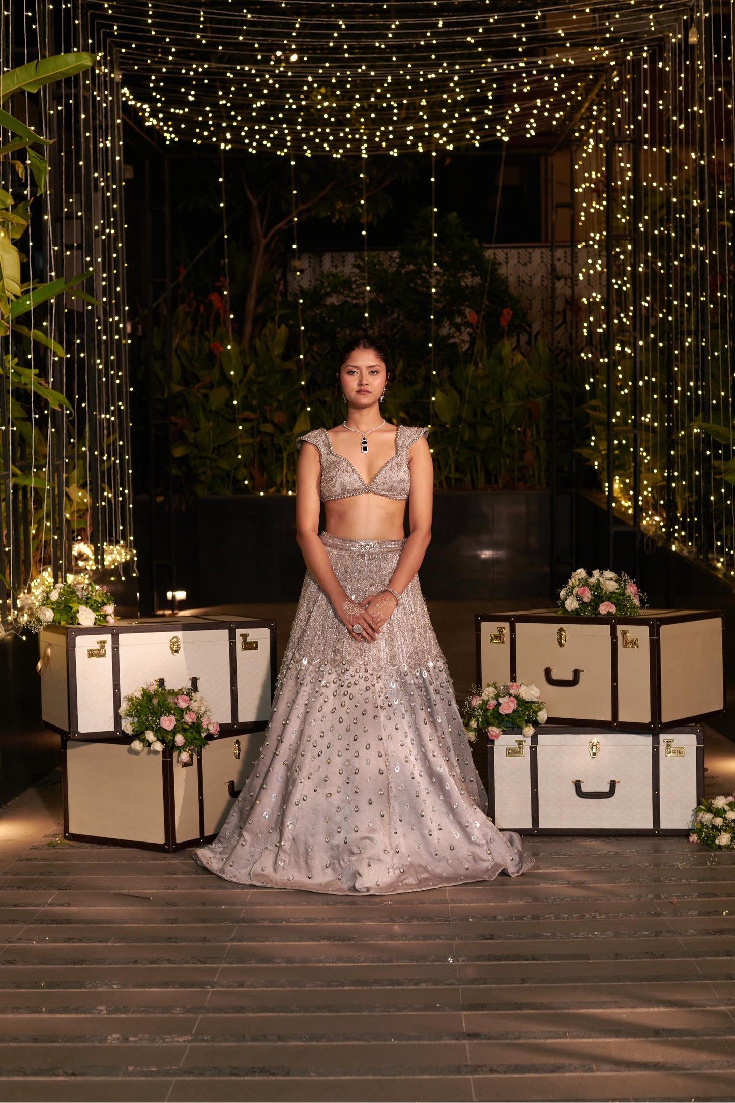 SHAHI SHIMMER LEHENGA SET