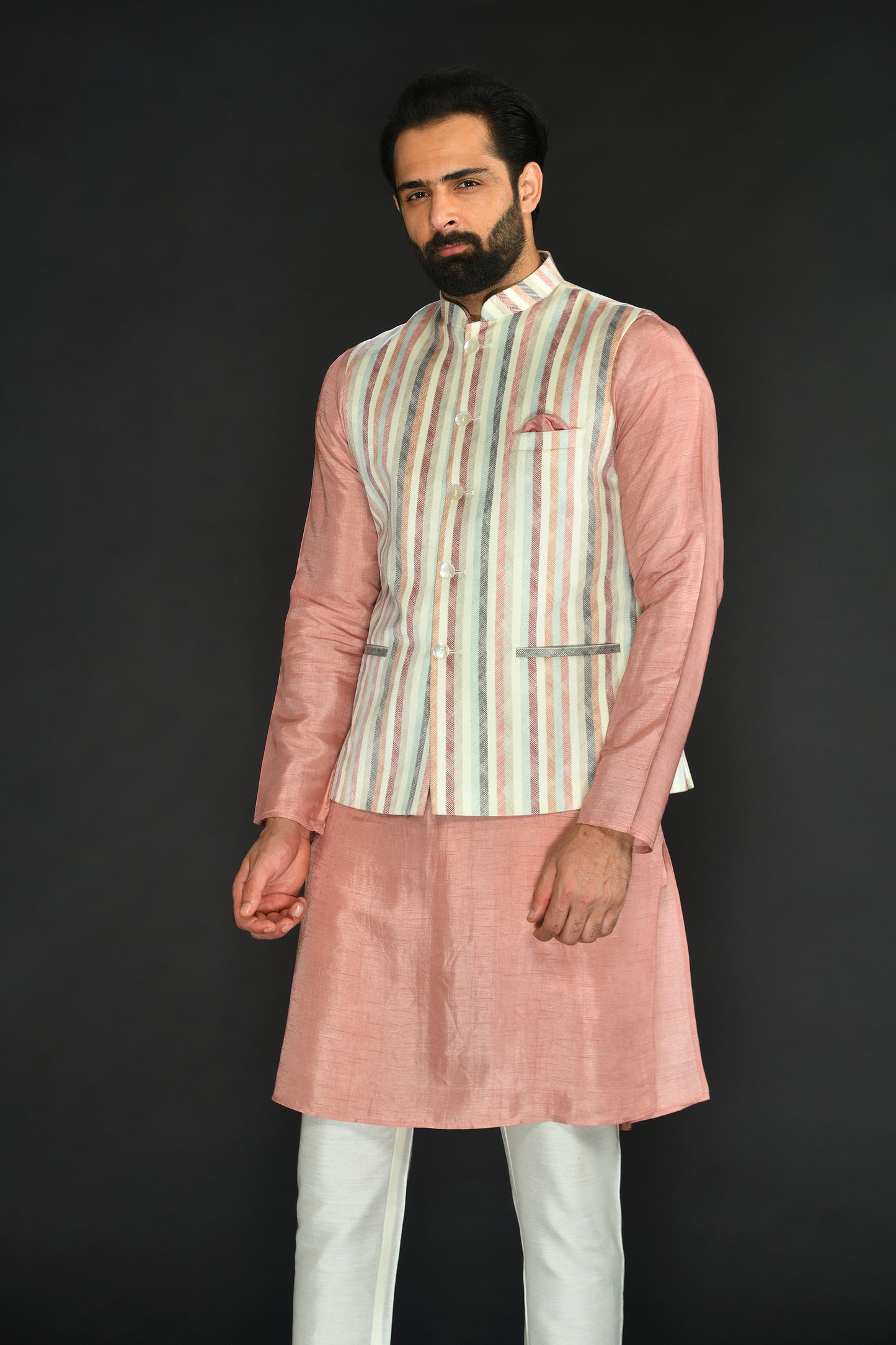 BUNDI WITH KURTA AND CHURIDAR