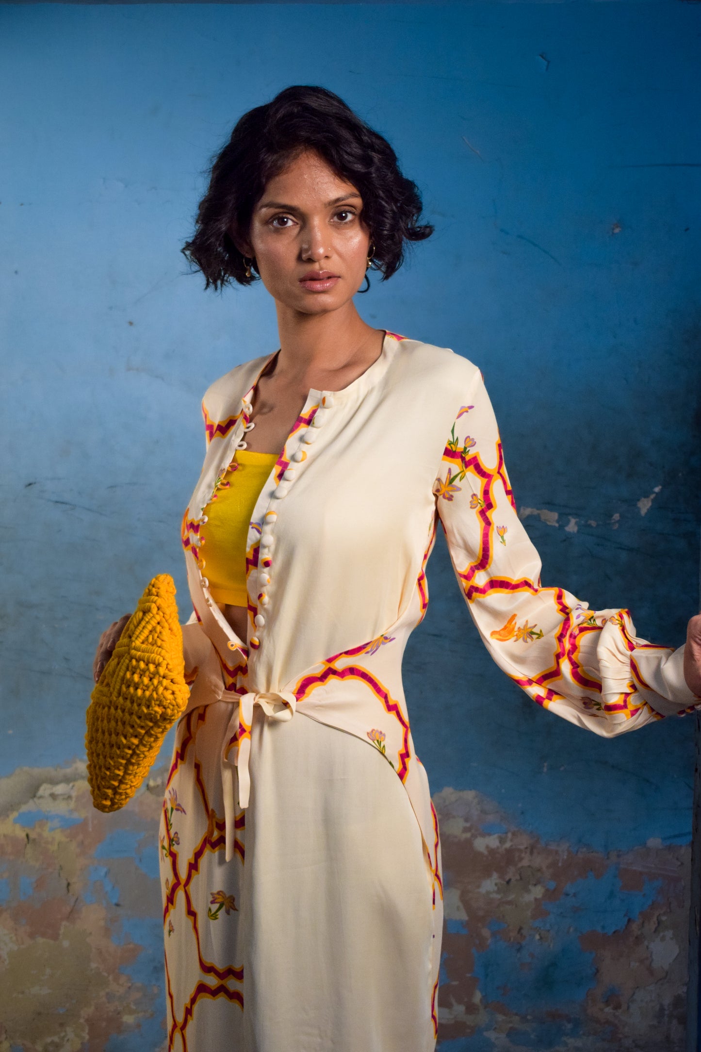 MILK YELLOW LONG DRESS