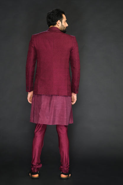 BLAZER WITH KURTA AND PANT